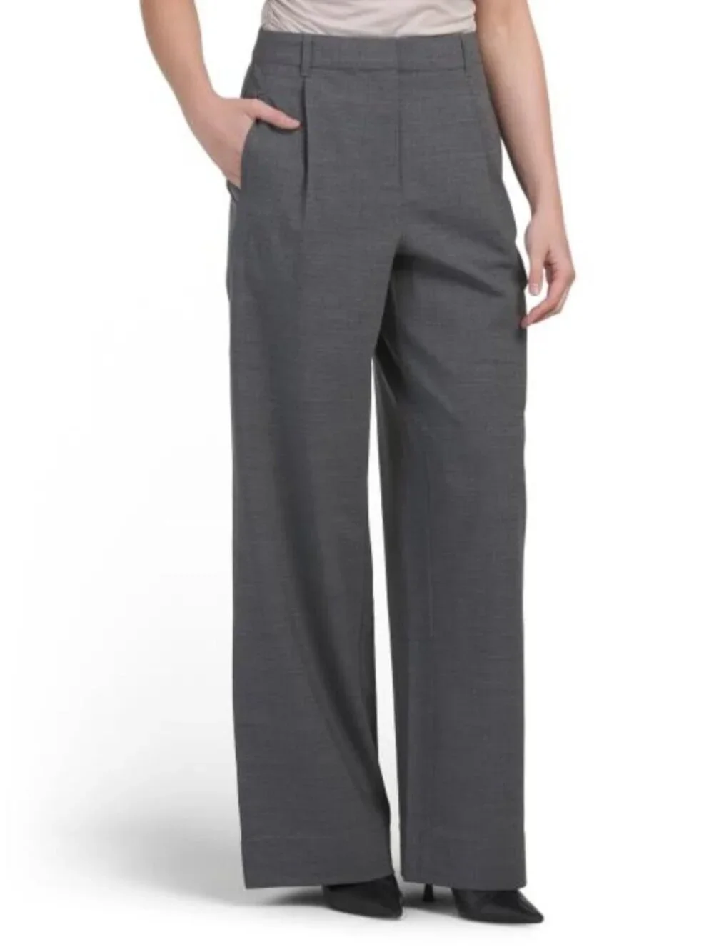 TANYA TAYLOR Wool Blend Jodi Pants - Picture 1 of 4